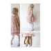 荷蘭精品Dolly芭蕾舞伶真皮絲緞童鞋-氣質粉